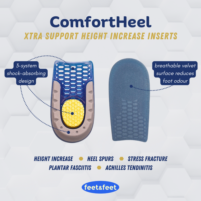  ComfortHeel Xtra Support Height Increase Inserts