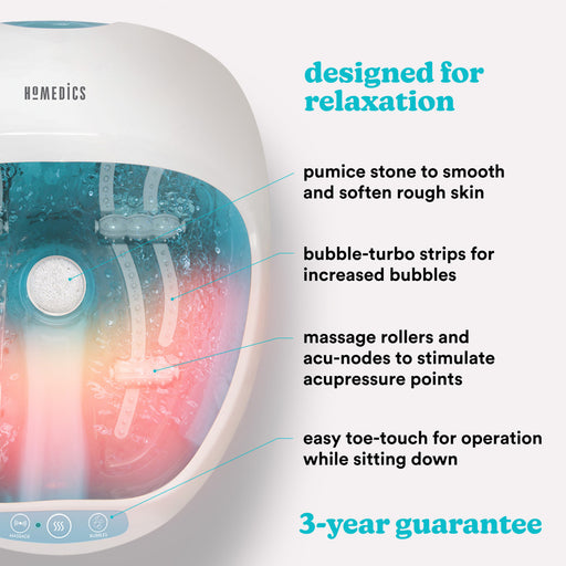 HoMedics Luxury Heated Foot Spa