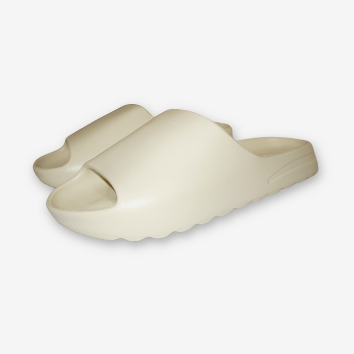 Plush Cloud Slide Sandals - White