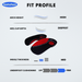 UltraSupport Plantar Fasciitis Half Insoles - Fit Profile